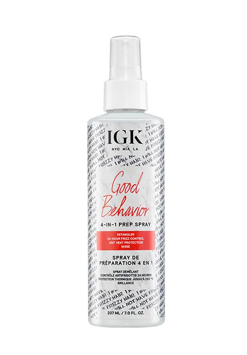 IGK GOOD BEHAVIOR Spirulina Protein Smoothing Spray 2.4 Ounce (Pack of 1) - good behavior prep spray