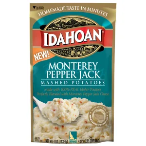 Idahoan Monterey Pepper Jack Mashed Potatoes, 12 Pouches (4 servings each) - image