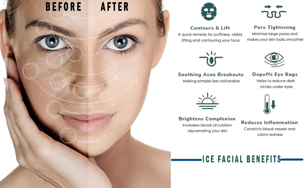 Ice Roller For Face Silicone Ice Face Roller Skin Care Facial Ice Roller Icing Tool Ice Holder For Face Icing Ice Mold For Face Icing Face Ice Pod Skincare Purple - Facil roller