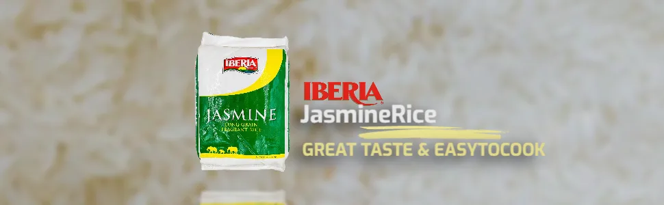 Iberia Jasmine Long Grain Fragrant Rice, 18 Pounds Jasmine Rice - jasmine rice