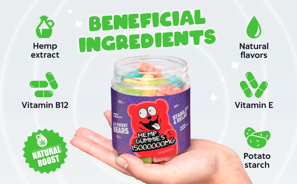 Hm Gummies  15,000,000  Soothe Discomfort in Joints and Muscles  Natural, Fruit Flavored Gummy - product information 16
