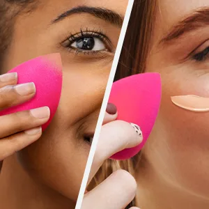 Hygea Beauty Makeup Sponge Set of 5 - Non Latex, Soft, Multi-colored Foundation Blending Sponges for Cream, Powder and Liquid (Teardrop - Multicolor) - make up sponge