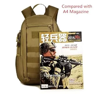 Huntvp 10L/20L Mini Daypack Military MOLLE Backpack Rucksack Gear Tactical Assault Pack Bag for Hunting Camping Trekking 10l-black - product information 3