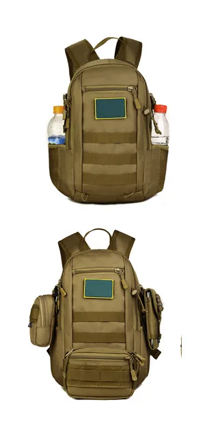 Huntvp 10L/20L Mini Daypack Military MOLLE Backpack Rucksack Gear Tactical Assault Pack Bag for Hunting Camping Trekking 10l-black - model