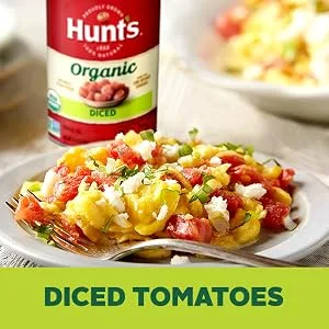Hunt's Organic Diced Tomatoes, Keto Friendly, 14.5 oz - Organic diced tomatoes from Hunt
