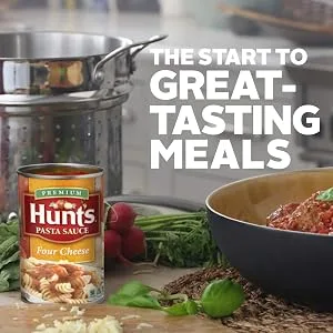 Hunt's Four Cheese Spaghetti Sauce, 24 Ounce - product information 4