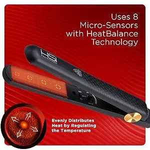 HSI Professional Glider | Ceramic Tourmaline Ionic Flat Iron Hair Straightener | Straightens - product information 3