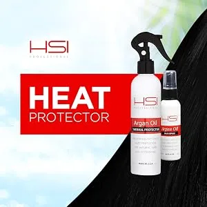 HSI PROFESSIONAL Argan Oil Heat Protector | Protect up to 450 F from Flat Irons - product information 1