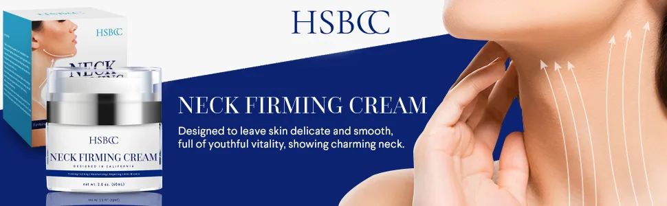 HSBCC Neck firming cream with peptides, Neck Cream, Neck Moisturizer Cream 2 fl oz. - product information 1