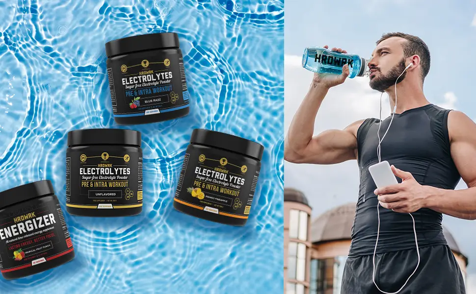 HRDWRK - 100 Servings Keto Electrolytes Powder Hydration Sugar Free - Electrolyte Powder to Boost Endurance & Reduce Fatigue with Electrolytes Supplement - Maximum Hydration Powder - electrolytes powder