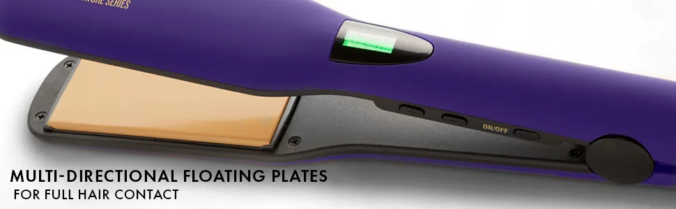 Hot Tools Pro Signature Ceramic Digital Hair Flat Iron | Silky, Smooth Professional-Quality Styles, (1-1/2 in) 1.25 IN - flatiron; flatirons; straightener; straigheners; ceramic; digital; professional; hottools; HTST2579