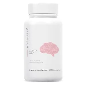 Hormesis 600 mg Alpha GPC with Uridine for Enhanced Choline Absorption and Bioavailability (80 Capsules) Supports Brain Health, Focus, Memory, Motivation, Energy - Alpha GPC