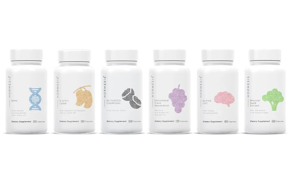 Hormesis 600 mg Alpha GPC with Uridine for Enhanced Choline Absorption and Bioavailability (80 Capsules) Supports Brain Health, Focus, Memory, Motivation, Energy - Hormesis Line of Products