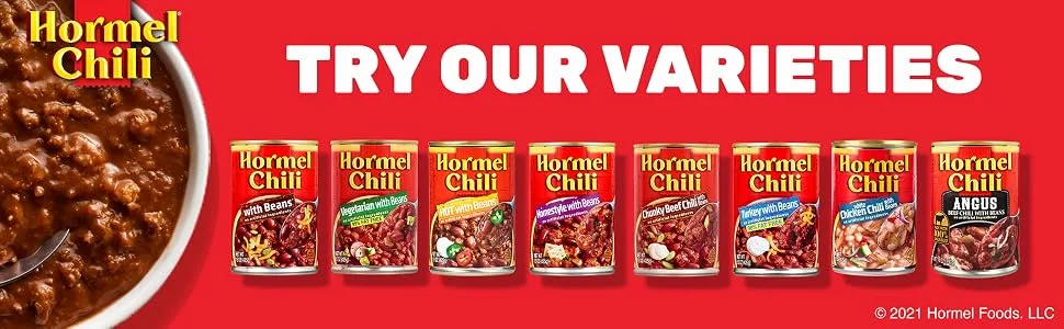 Hormel Chili Hot with Beans, 15 Ounce - Try our varieties
