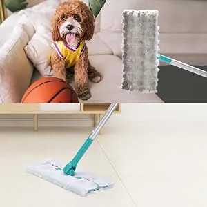 HOOWISH Wet Mopping Cloth Refill: Traps & Locks Dirt Deep in Cloth Multi Surface Refills for Floor Mop Cleaning pad (20 Count) - small mop kit