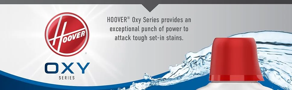 Hoover Oxy Premixed Spot Cleaner Solution, Stain Remover and Odor Neutralizer for Pets, Carpet Cleaning Shampoo, 32oz Formula, AH30941, White, 32 Fl Oz - spot stain remover carpet cleaner formula solution for pets pet mess upholstery pre mixed home odor
