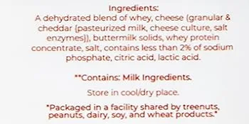 Hoosier Hill Farm White Cheddar Cheese Powder, Cheese Lovers, 2 Pound - cheese
