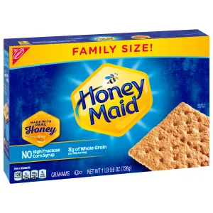 Honey Maid Honey Graham Crackers, Family Size, 6 - 25.6 oz Boxes - image