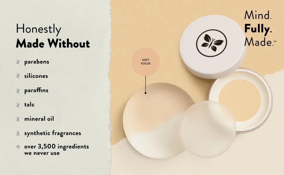 Honest Invisible Blurring Loose Powder | Lightweight Setting Powder | Mattify & Set Makeup |EWG Certified & Dermatologist Tested |Vegan + Cruelty free | .56 oz - setting powder