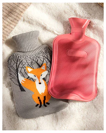 HomeTop Premium Classic Rubber Hot Water Bottle with Cute Unicorn Cover (2L, Multicolor) Multicolor 2 Piece Set - product information 9