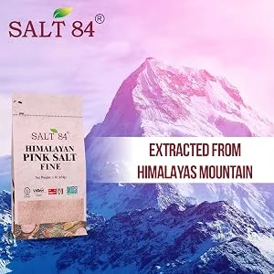 Himalayan Chef Pure Pink Salt Fine Grain, Coarse, 1 Pound (Pack of 2) - himalayan salt