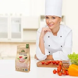 Himalayan Chef Pink Himalayan Salt, Coarse Grain - 4 lbs (2X2 Pound Bags) Pink Salt 2 lbs (Pack of 2) - pink salt, himalayan salt, himalayan pink salt, rock salt, pink himalayan salt, coarse salt