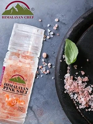 Himalayan Chef Himalayan Pink Salt Grinder-4.2 oz, (5303C) Small Grinder - himalayan salt grinder