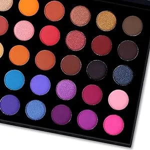 Highly Pigmented Eye Makeup Palette , Matte Shimmer Metallic Eyeshadow Pallet Long Lasting Blendable Natural Colors Make Up Eye Shadows Cosmetics Gift Kit - product information 5