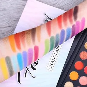 Highly Pigmented Eye Makeup Palette , Matte Shimmer Metallic Eyeshadow Pallet Long Lasting Blendable Natural Colors Make Up Eye Shadows Cosmetics Gift Kit - product information 7