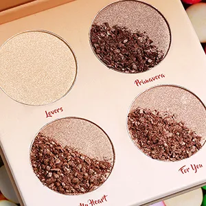 Highlighter Palette,Highlighter Makeup Palette, Glow Bronzer Highlighter Powder Kit,Face illuminator makeup palette - product information 7
