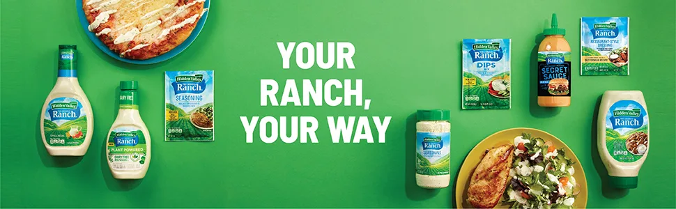 Hidden Valley Original Ranch Salad Dressing & Topping, Gluten Free, Keto-Friendly - 52 Ounce Bottle (Package May Vary) - image