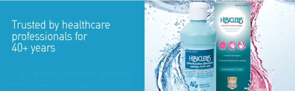 Hibiclens Antimicrobial Skin Liquid Soap with Foaming Pump, 16 Fluid Ounce (Pack of 2) - hibiclens
