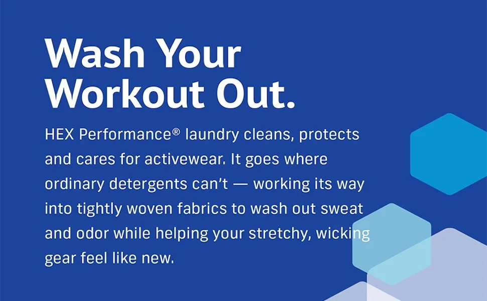 HEX Performance Laundry Detergent, Fresh & Clean, 64 Loads (Pack of 2) - Designed for Activewear, Eco-Friendly, Concentrated Formula Fresh & Clean 32 Fl Oz (Pack of 2) - product information 2