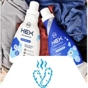HEX Performance Laundry Detergent, Fresh & Clean, 64 Loads (Pack of 2) - Designed for Activewear, Eco-Friendly, Concentrated Formula Fresh & Clean 32 Fl Oz (Pack of 2) - product information 4