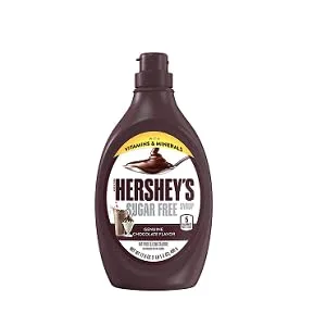 HERSHEY'S Sugar Free Chocolate Syrup, Fat Free, Gluten Free, 17.5 oz Bottles (12 Count) 1.09 Pound (Pack of 1) - product information 1