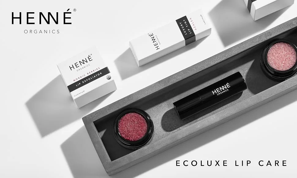 Henn Organics Luxury Lip Tint - Moisturizing, Sheer Natural Color - Intrigue (Brick Red) - product information 1