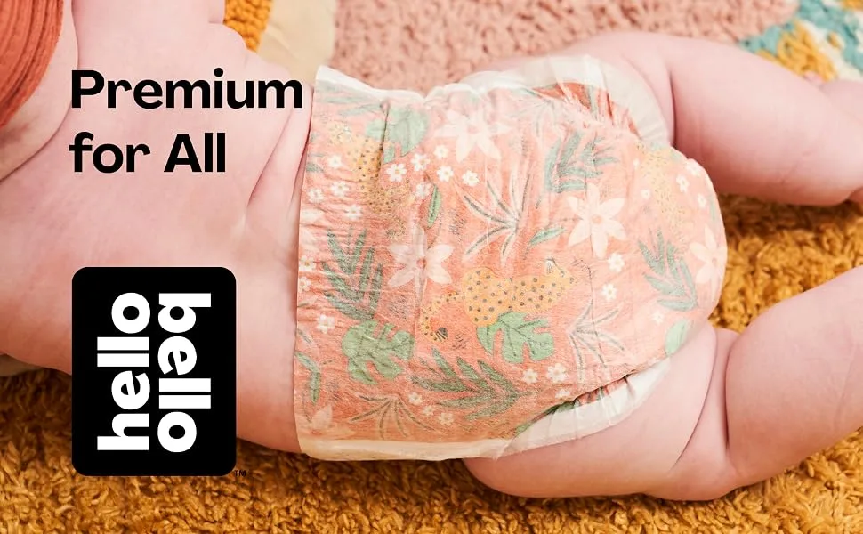 Hello Bello Baby Diapers - Size 3- Cactus - Pack of 27 Cactus 1 Count (Pack of 27) - Diapers