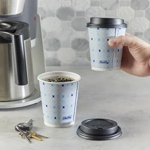 Hefty Disposable Hot Cups with Lids, 16 Ounce, 20 Count 16oz - 20 Count - Hefty Hot Cups