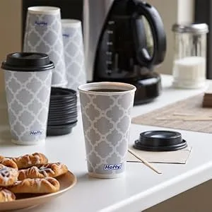 Hefty Disposable Hot Cups with Lids, 16 Ounce, 20 Count 16oz - 20 Count - product information 5