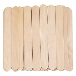 Hedume 600 Pack Large Wide Wax Sticks, Wood Wax Spatula Applicator, Body Hair Removal Craft Sticks Applicator Spatula - product information 3