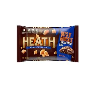 HEATH BITS O' BRICKLE English Toffee Bits, Gluten Free, No Preservatives, 8 oz Bag - product information 1