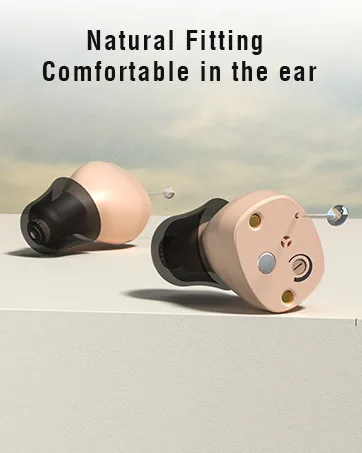 Hearing Aids, Rechargeable Hearing Aids for Seniors & Adults with Volume Control, Small Completely-in-Canal Digital Hearing Amplifier, Assist Devices with Charging Box,Black - Hearing Amplifier