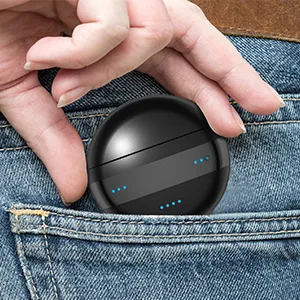 Hearing Aids, Rechargeable Hearing Aids for Seniors & Adults with Volume Control, Small Completely-in-Canal Digital Hearing Amplifier, Assist Devices with Charging Box,Black - Portable hearing aids