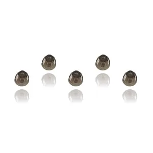 Hearing Aid Domes Smoky Gray Tips Ear Pieces Comfortable for Open Fit BTE Sound Amplifier PSAP Kit Invisible, except for RIC 5mm (S * 5) - Resound Surefit Open Dome SF Small 5pcs