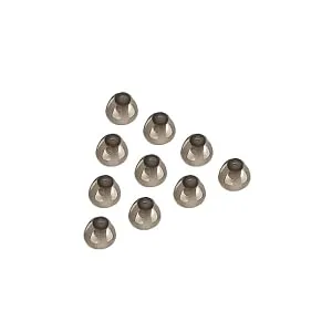 Hearing Aid Domes 8mm Smoky Gray Tips Ear Pieces Comfortable for Open Fit BTE Sound Amplifier PSAP Kit Invisible, Except for RIC 8mm (M * 10) - Resound Surefit Open Domes Medium 10pcs