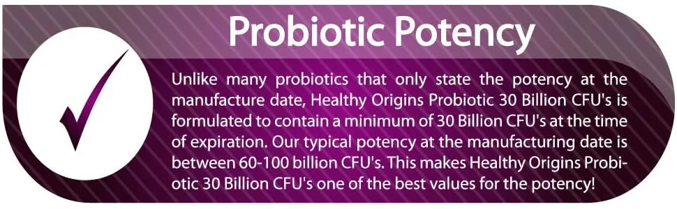Healthy Origins Probiotic 30 Billion CFU's Shelf Stable, 150 Veggie Caps 150 Count (Pack of 1) - product information 2