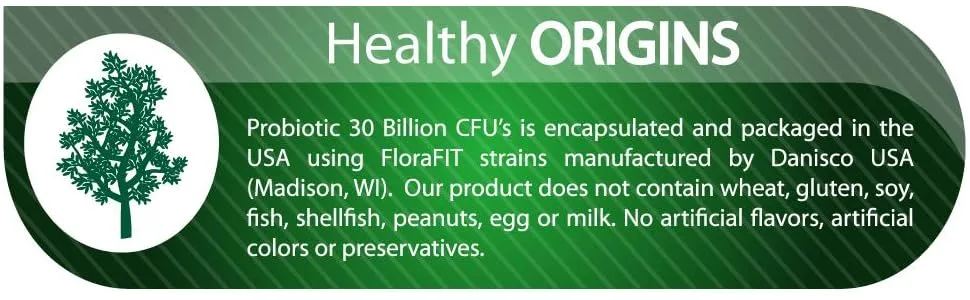 Healthy Origins Probiotic 30 Billion CFU's Shelf Stable, 150 Veggie Caps 150 Count (Pack of 1) - product information 3