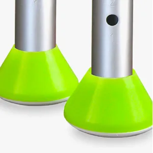 HealthSmart Walker Glides, Walker Caps or Walker Pads also for Rollators, Universal Fit, Pack of 2 - B004JLAJA2