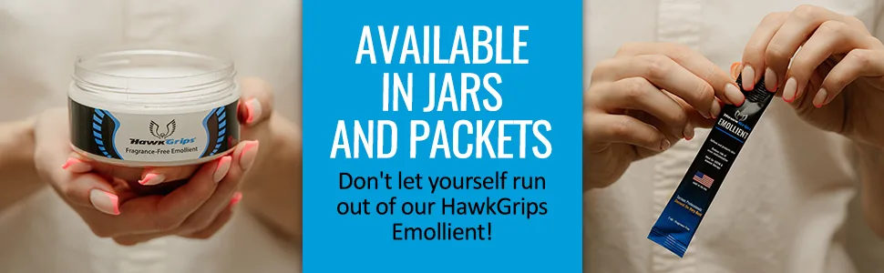 HawkGrips Massage Cream Emollient - Oil-Based Deep & Soft Tissue Application, Physical Body & Muscle Therapy, Safe & Clean Ingredients, Use with Hands & Tools - Unscented, Single Jar (8oz) 1 - Available in Jars and Packets