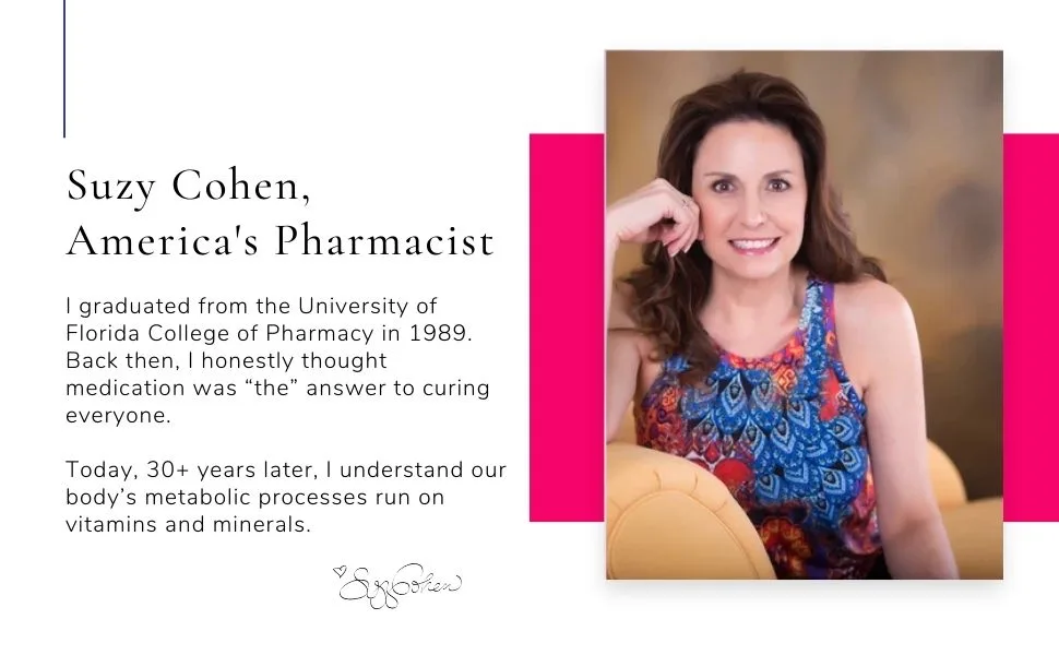 HashiScript Thyroid and Immune Support Formula with Catalase and Glutathione - by Suzy Cohen - Suzy Cohen Brand Story
